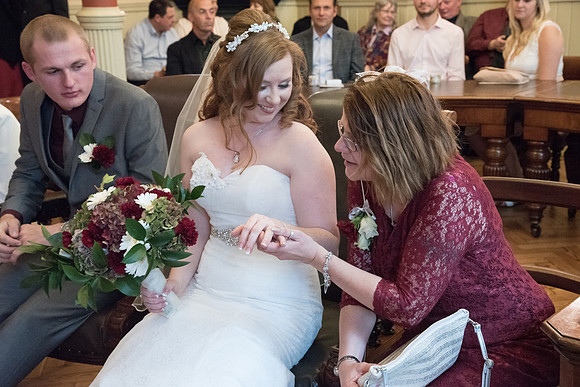 Inspecting the Wedding Ring