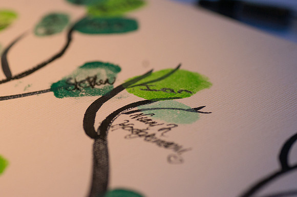 An Unusual Wedding Guestbook