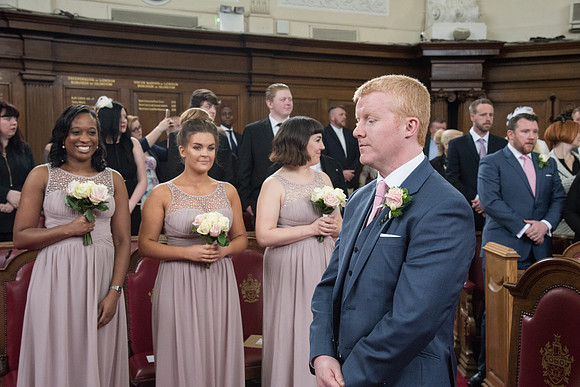 Just Before the Ceremony, Islington Town Hall