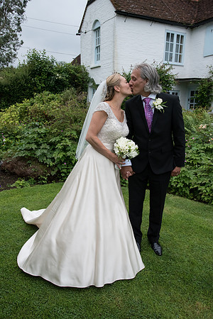 Couple Together After the Ceremony, Ashington, Sussex