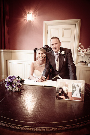 Signing the Register - Brighton Town Hall