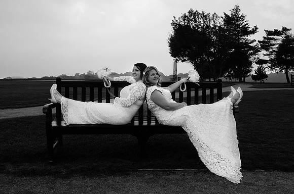Couple's Relaxed Portrait, Royal Eastbourne Golf Club